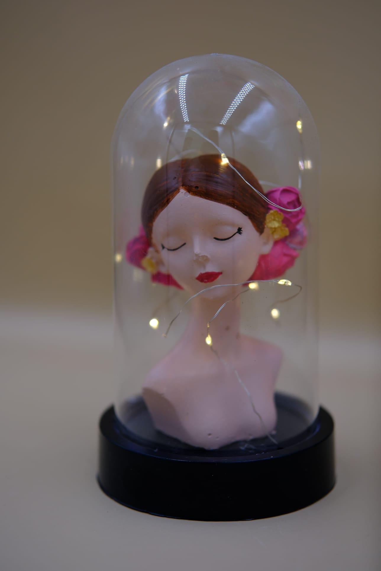 Ledli Fanus İçinde Zarif Kız