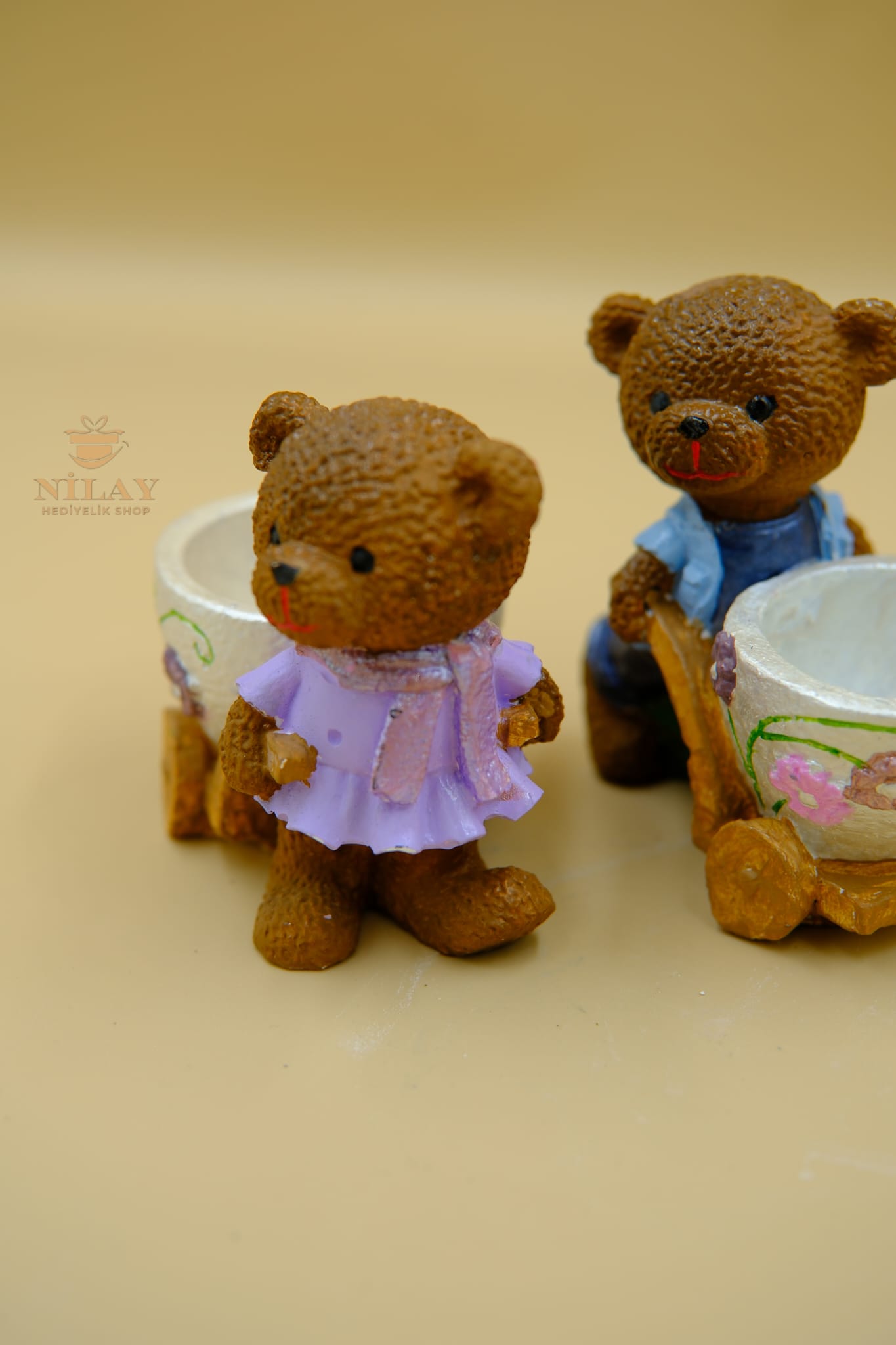 Sepetli Ayıcık Vazo|Sunumluk