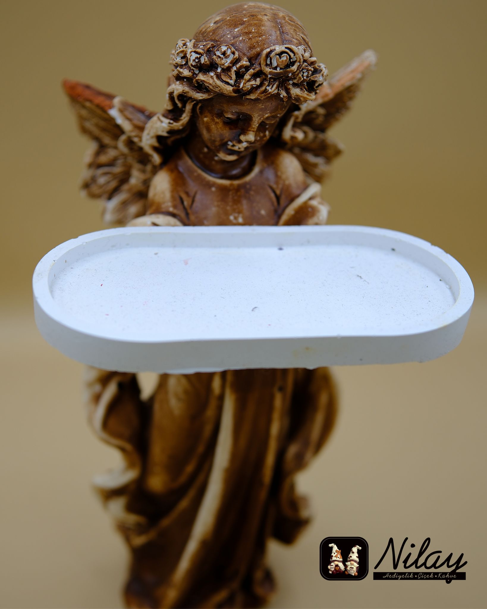 Tepsi Tutan Melek Kız